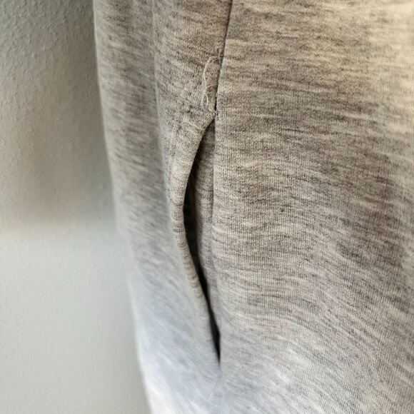 Max Studio Heather Gray Open Hooded Cardigan with Pockets Size S NWT! - Picture 3 of 8